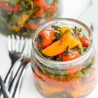 Рецепт Маринованного болгарского перца с чесноком