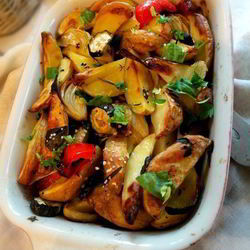 Рецепт Маринованного картофеля с овощами