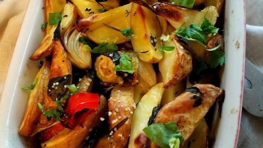 Рецепт маринованного картофеля с овощами