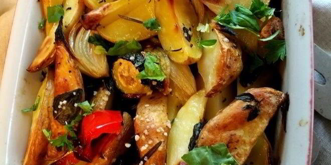 Рецепт маринованного картофеля с овощами