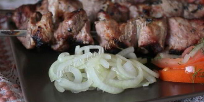 Рецепт маринованного лука к шашлыку