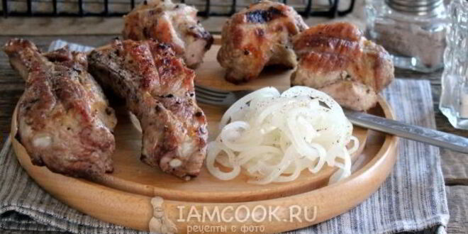 Рецепт маринованного лука к шашлыку