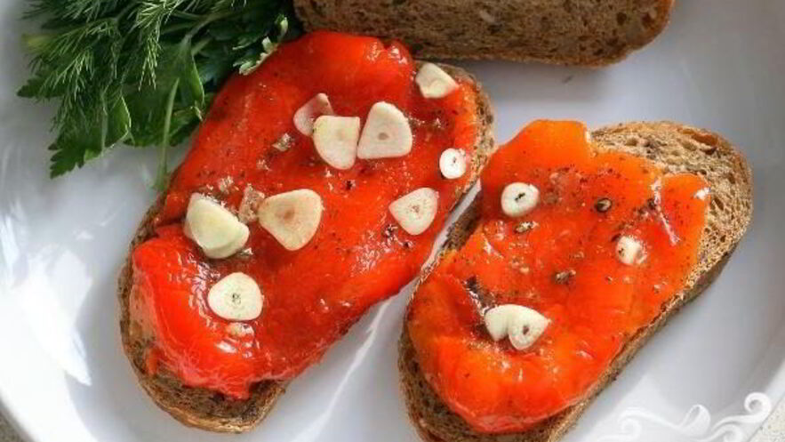 Рецепт маринованного печеного перца