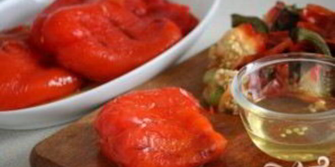 Рецепт маринованного печеного перца