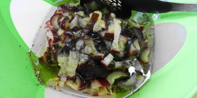 Рецепт маринованных баклажанов с чесноком