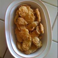 Маринованные огурцы во фритюре