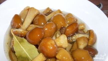 Рецепт Маринованных опят в собственном соку