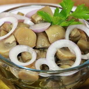 Рецепт Маринованных пряных шампиньонов