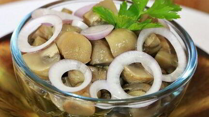 Рецепт Маринованных пряных шампиньонов
