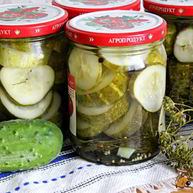 Рецепт Маринованных резанных огурцов на зиму