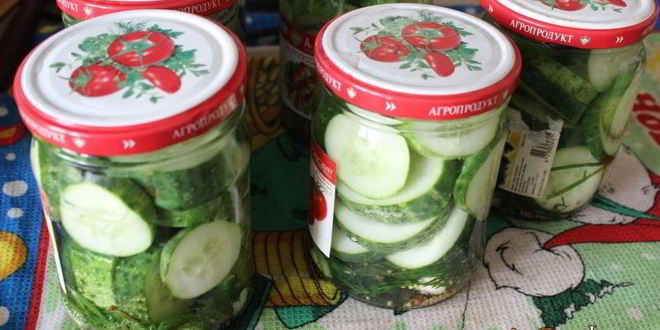 Рецепт маринованных резанных огурцов на зиму