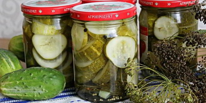 Рецепт маринованных резанных огурцов на зиму