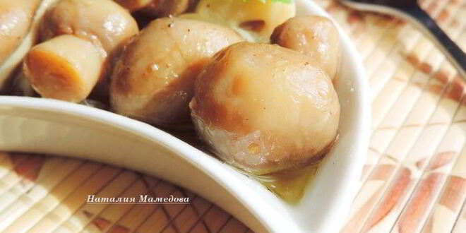 Рецепт маринованных шампиньонов за 20 минут