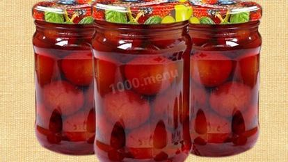 Рецепт Маринованных слив на зиму к мясу