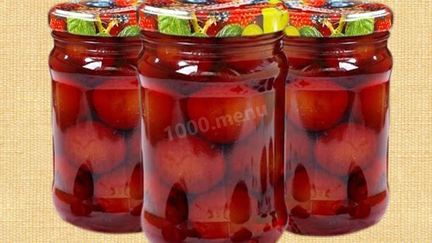 Рецепт Маринованных слив на зиму к мясу