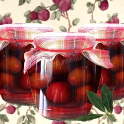 Рецепт Маринованных слив на зиму Пикантные