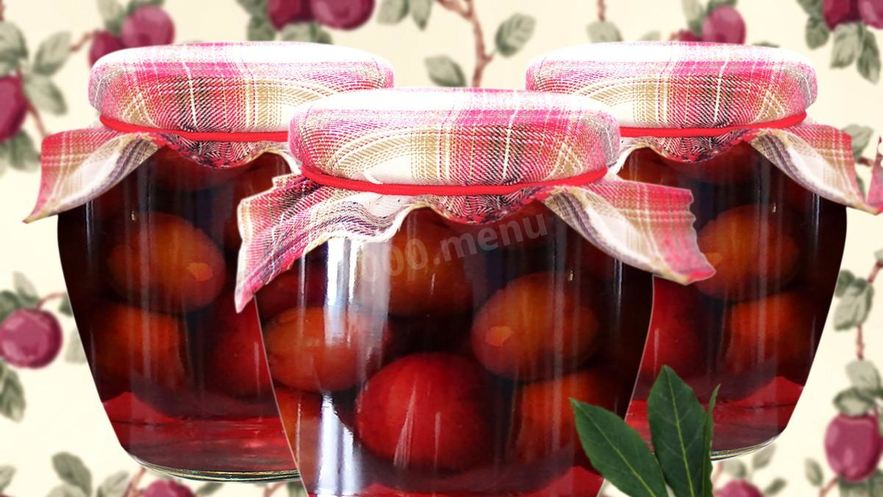 Рецепт маринованных слив на зиму пикантные