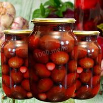 Рецепт Маринованных слив на зиму с чесноком