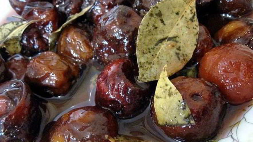 Рецепт маринованных слив