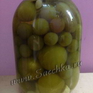 Рецепт Маринованных зеленых помидоров