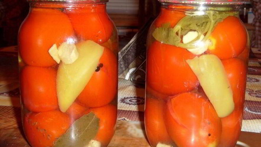 Рецепт помидоров, маринованных насухую