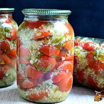 Помидоры маринованные с хреном на зиму