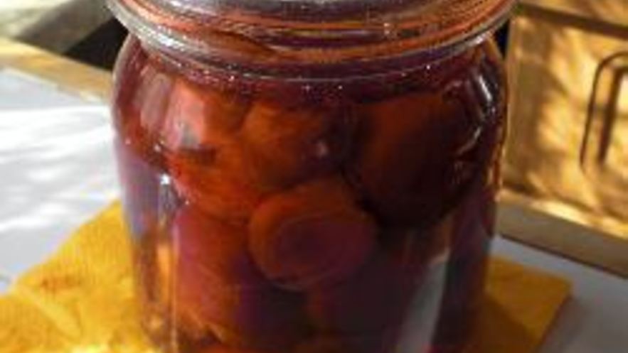 Рецепт слив маринованных в красном вине