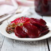 Рецепт Свеклы, маринованной с апельсином