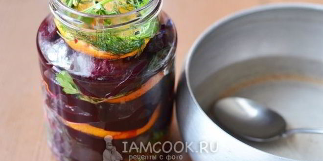 Рецепт свеклы, маринованной с апельсином