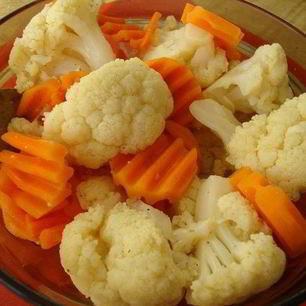 Рецепт Цветной капусты маринованной по-домашнему