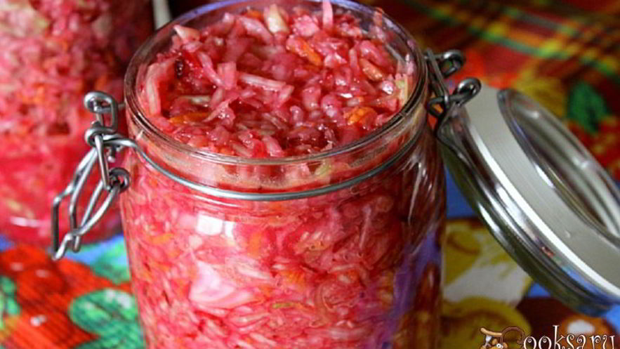 Рецепт закусочной маринованной капусты за 2 часа