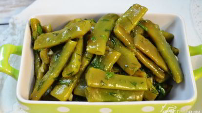 Рецепт Зеленой фасоли маринованной