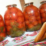 Рецепт Морковной ботвы помидоры на зиму
