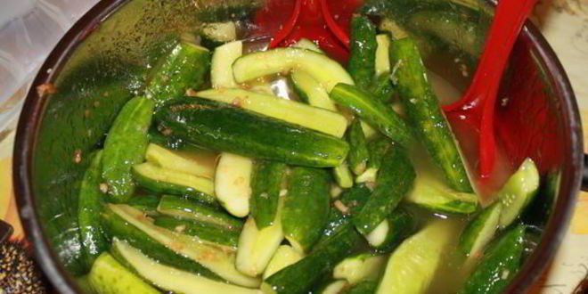 Рецепт огурцов на зиму по-китайски