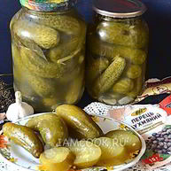 Рецепт Огурцов на зиму Проще простого