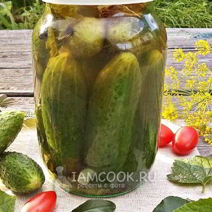 Рецепт Огурцов под капроновой крышкой на зиму