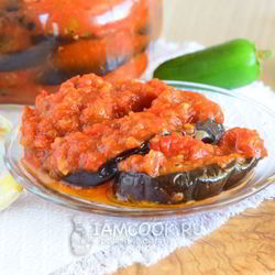 Рецепт Острых баклажанов на зиму без стерилизации