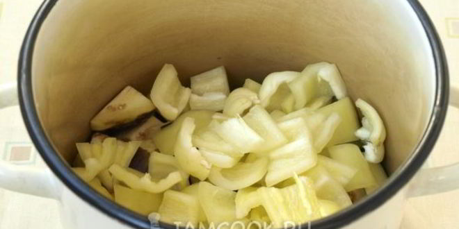 Рецепт овощного соте на зиму