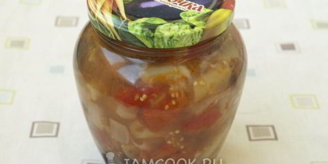 Рецепт овощного соте на зиму