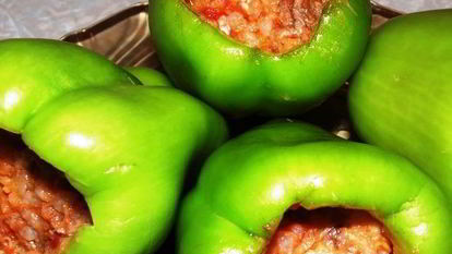 Рецепт Перца на зиму, фаршированный мясом