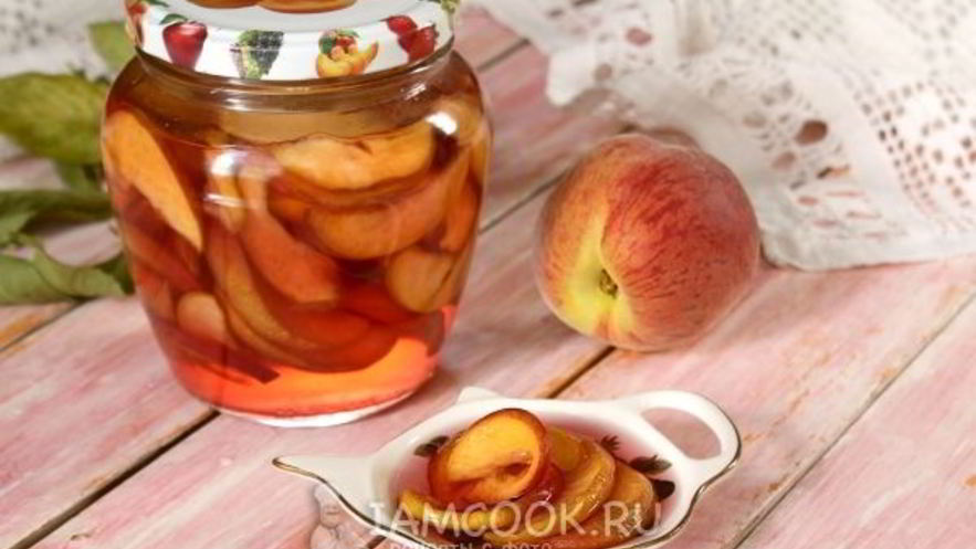 Рецепт персиков в собственном соку на зиму