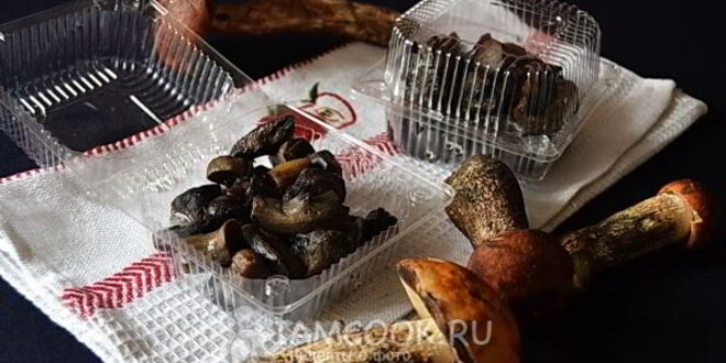 Рецепт подосиновиков, замороженных на зиму
