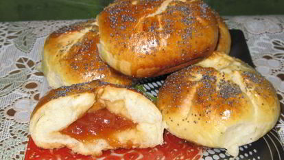 Рецепт Булочек с повидлом