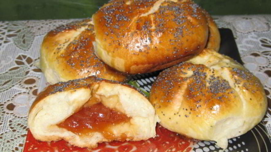 Рецепт булочек с повидлом