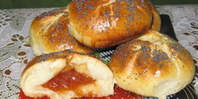 Рецепт булочек с повидлом
