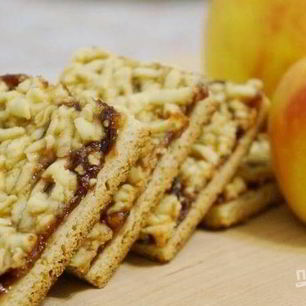 Рецепт Полоски песочной с повидлом