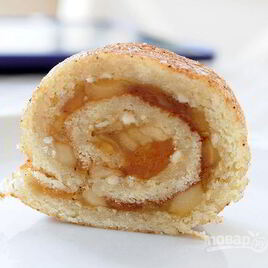 Рецепт Рулета с повидлом