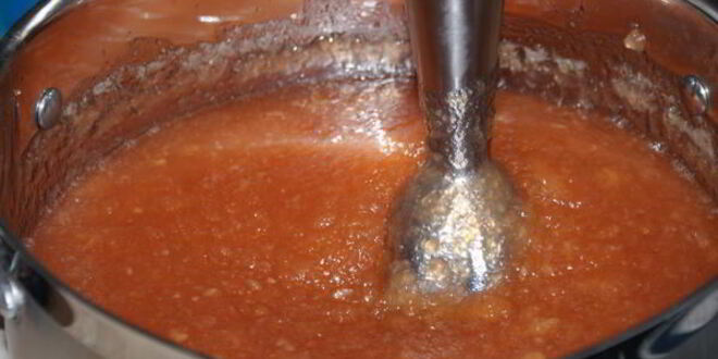 Рецепт яблочного повидла с красной смородиной