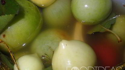 Рецепт Бочковых зеленых помидоров