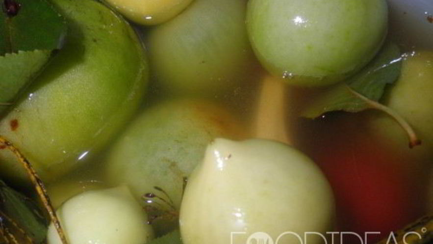 Рецепт бочковых зеленых помидоров